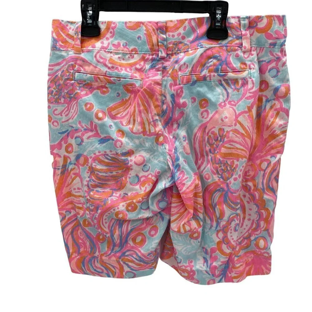 Lilly Pulitzer Pink/Blue The Chipper Short Women's Size 4